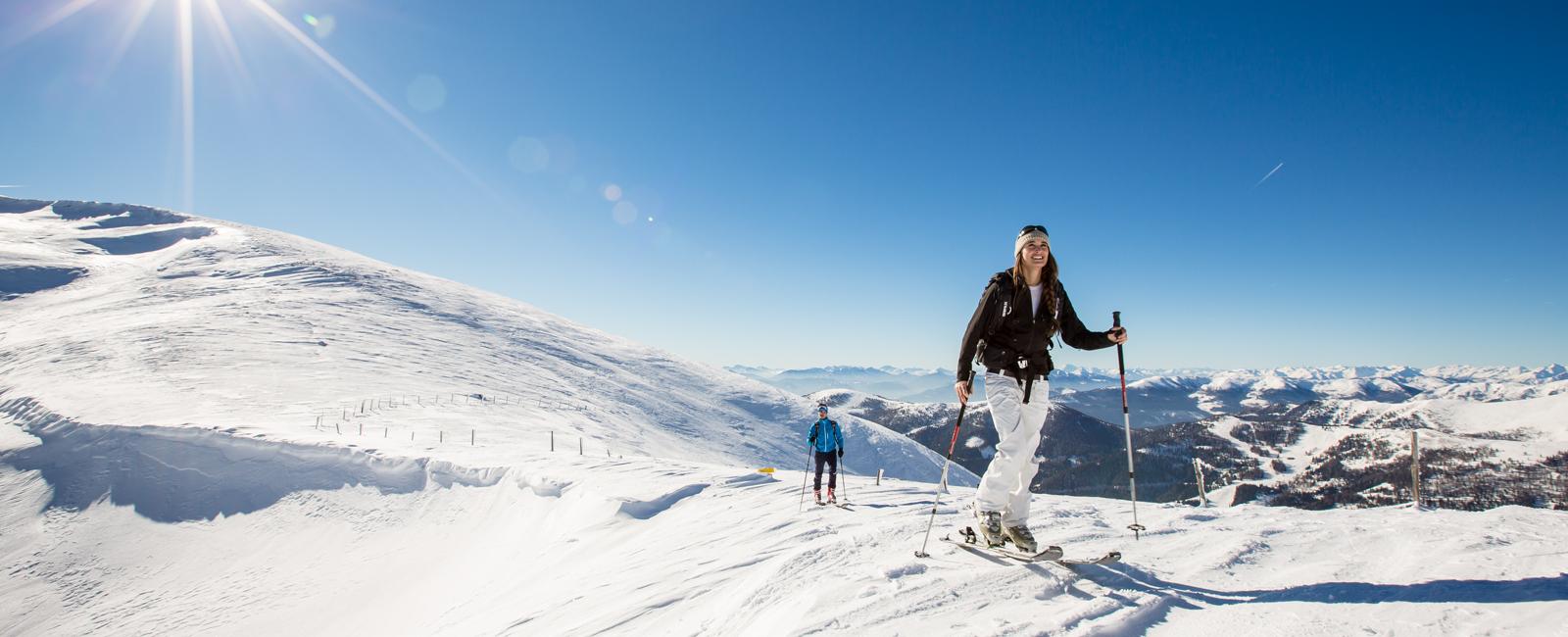 Brennseehof – Resort | Familie & Sport Skitouren_Nockberge-Trail © Kärnten Werbung - Tine Steinthaler