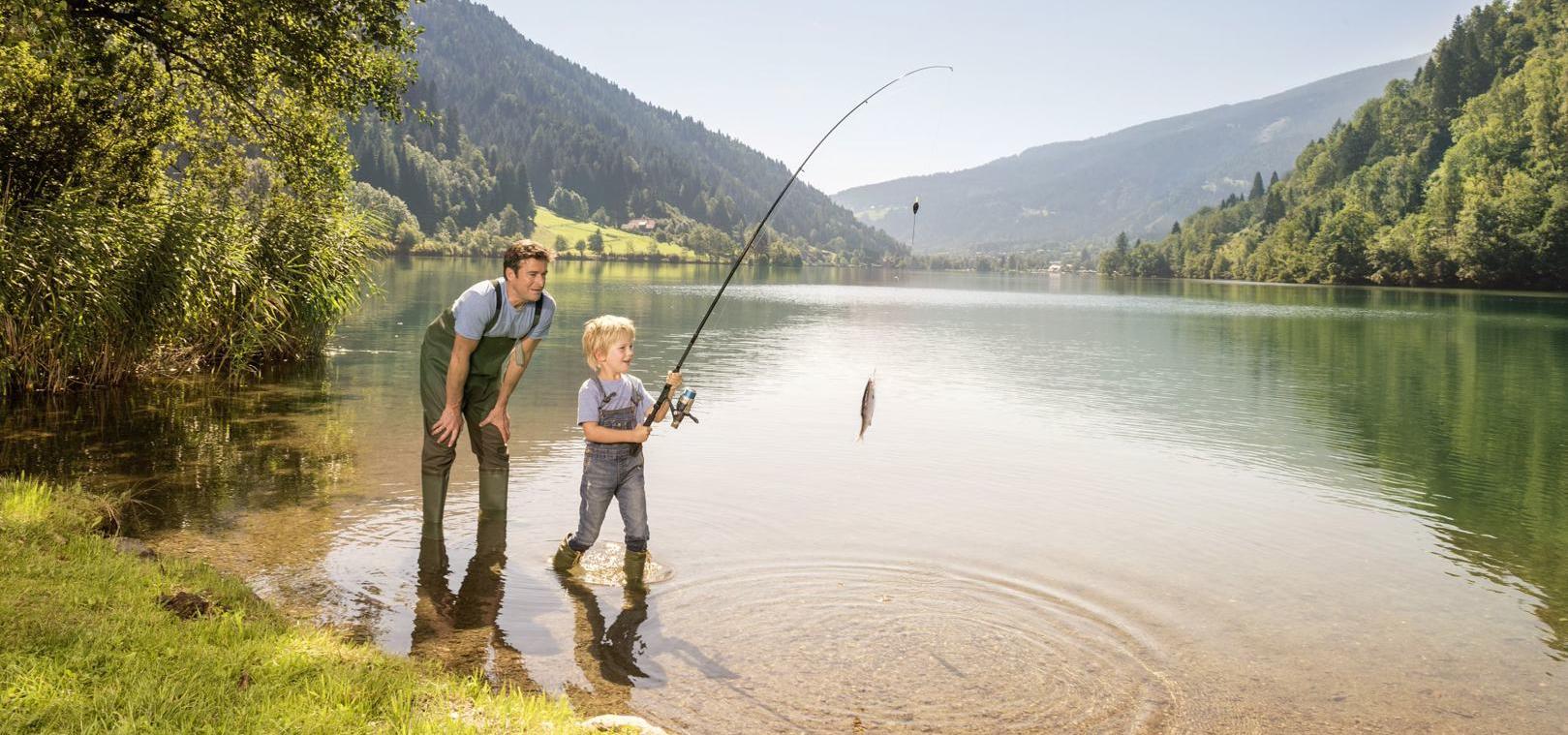 Fischen Vater Sohn