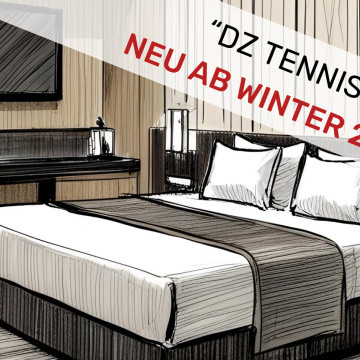 Doppelzimmer Tennisfan