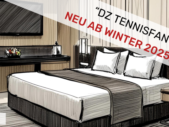 Doppelzimmer Tennisfan